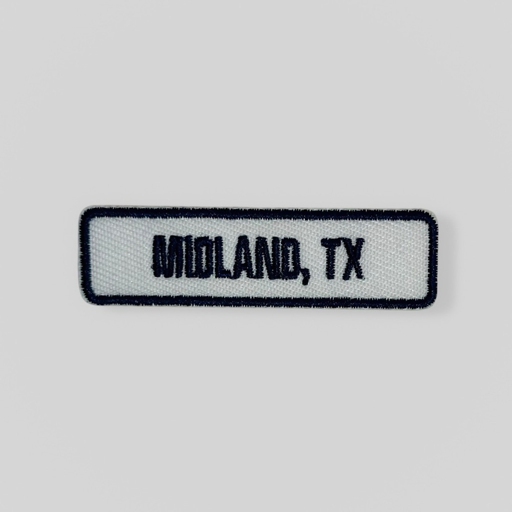 Pep wear UIL letterman jacket patch Midland, TX Marching Band Sports Choir